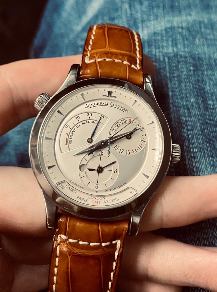 Jaeger-LeCoultre Master Geographic Mens watch Unisex Automatic Steel 142.8.92 7