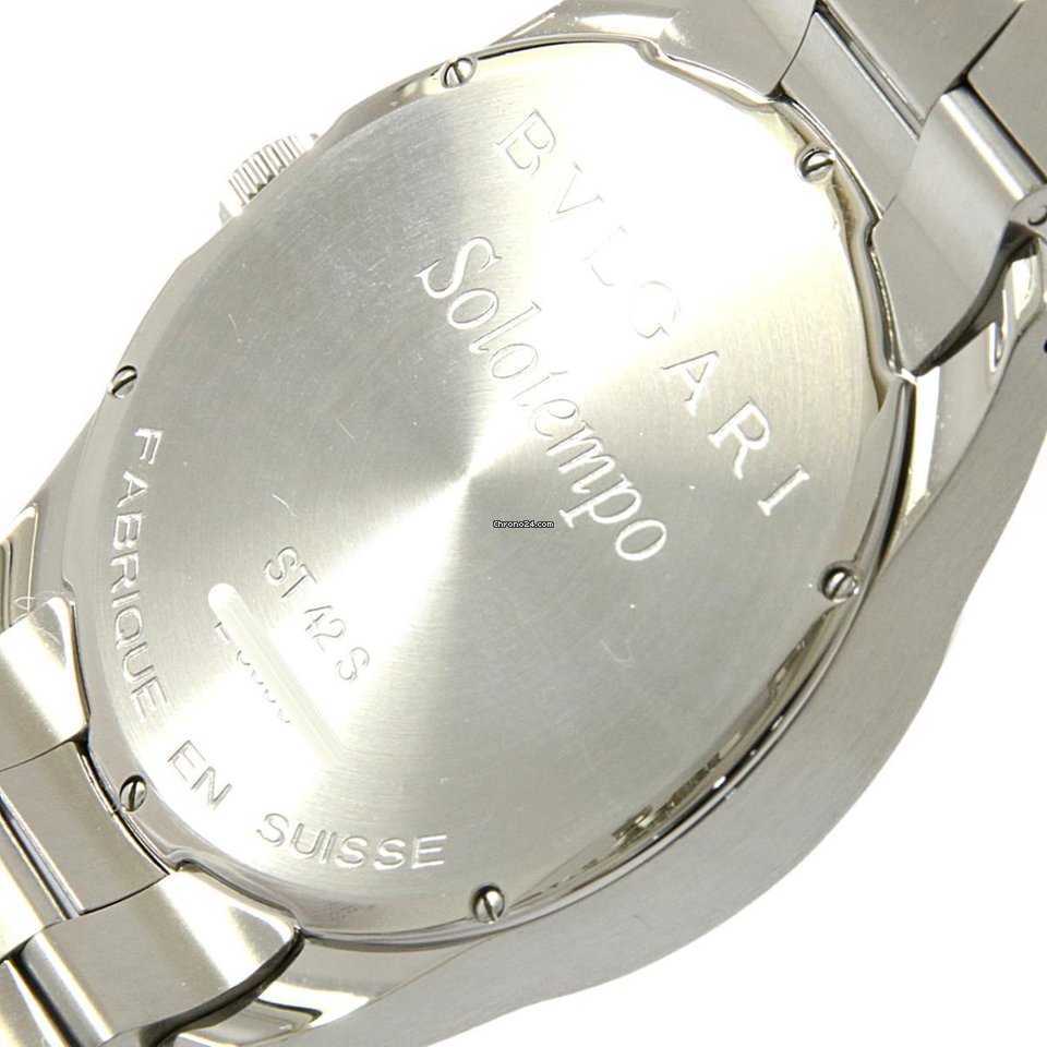 Bulgari Solotempo Mens watch Unisex Quartz ST42S ST42BSS 7