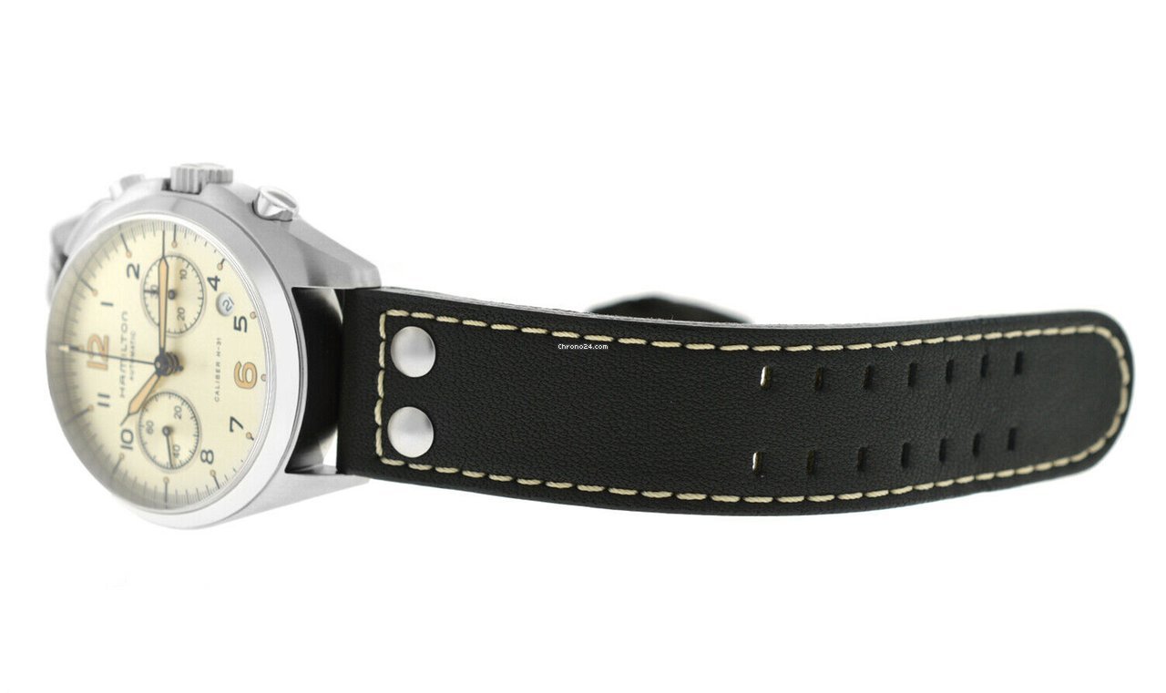 Hamilton Khaki Pilot Pioneer Mens watch Unisex Automatic Steel H76416755 7
