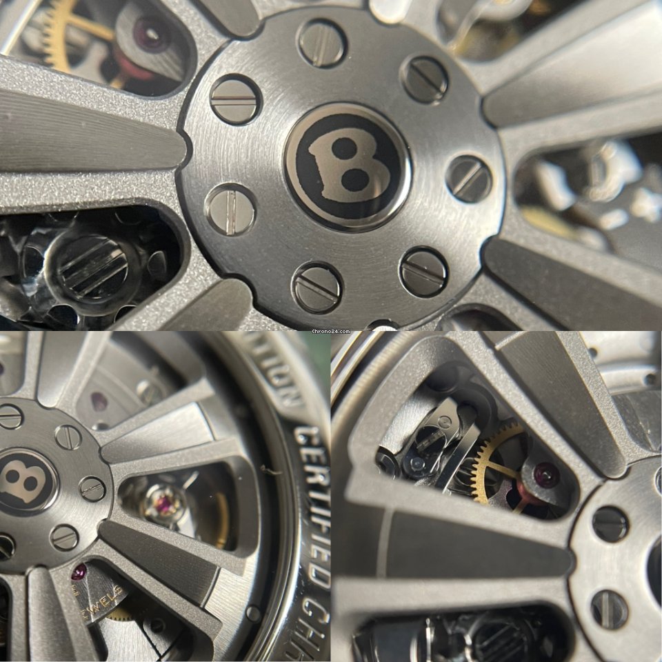 Breitling Bentley B05 Unitime Mens watch Unisex Automatic Steel AB0521U4 BD79 7