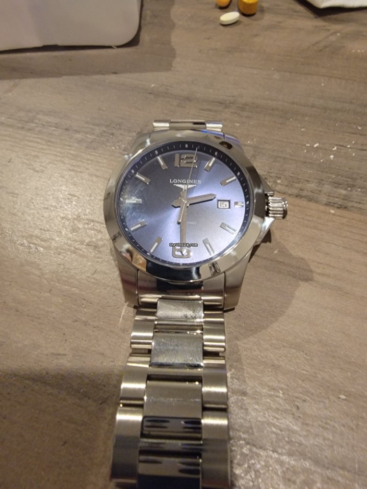 Longines Conquest Mens watch Unisex Quartz Steel L3.759.4.96.6 7