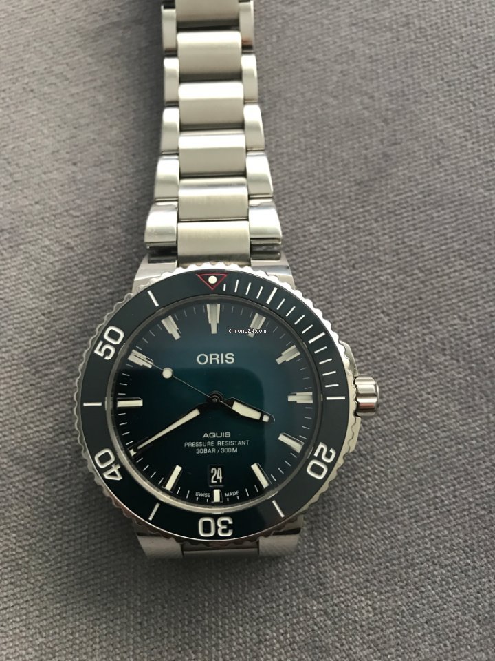 Oris Aquis Date Mens watch Unisex Automatic Steel 01 733 7732 4185-Set 7