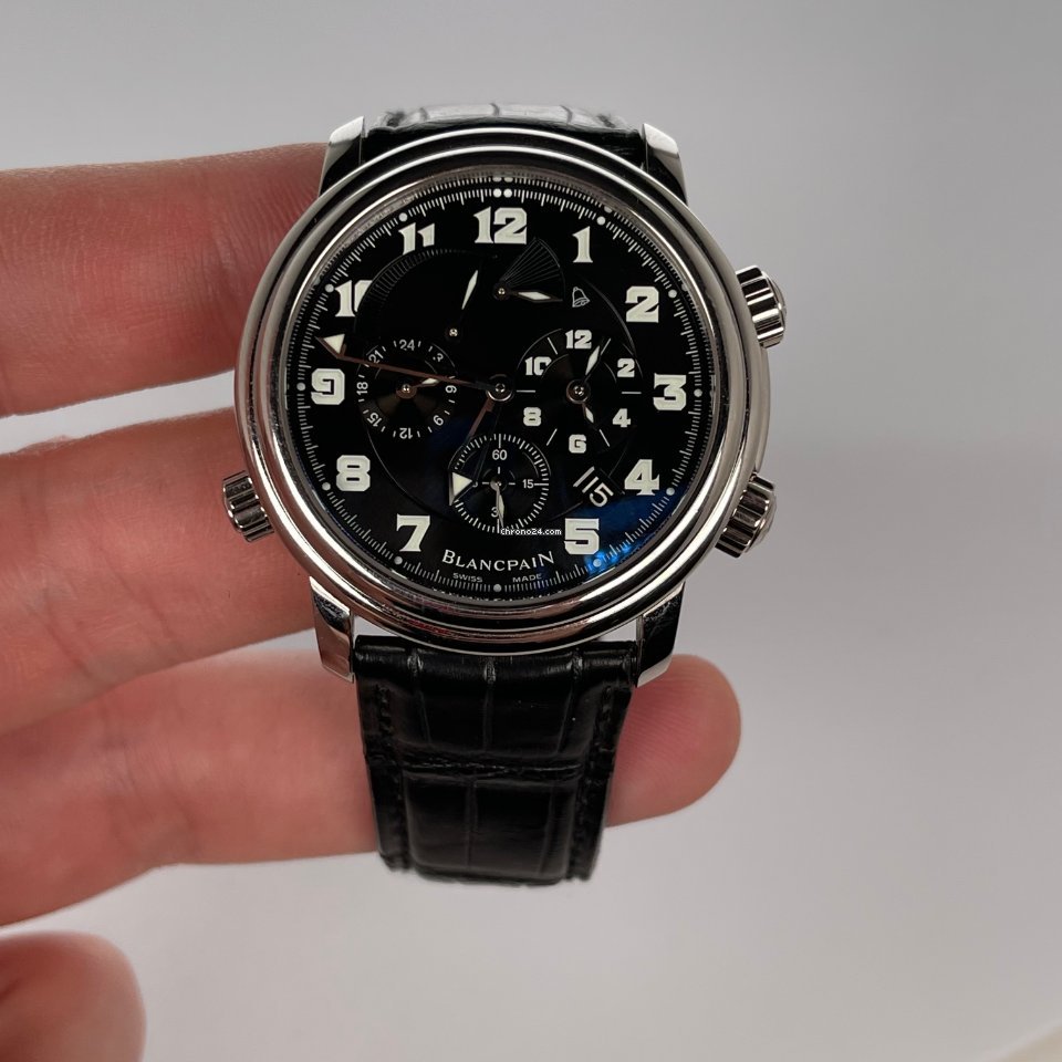 Blancpain Leman Reveil GMT Mens watch Unisex Automatic Steel 2041-1130M-53B 7