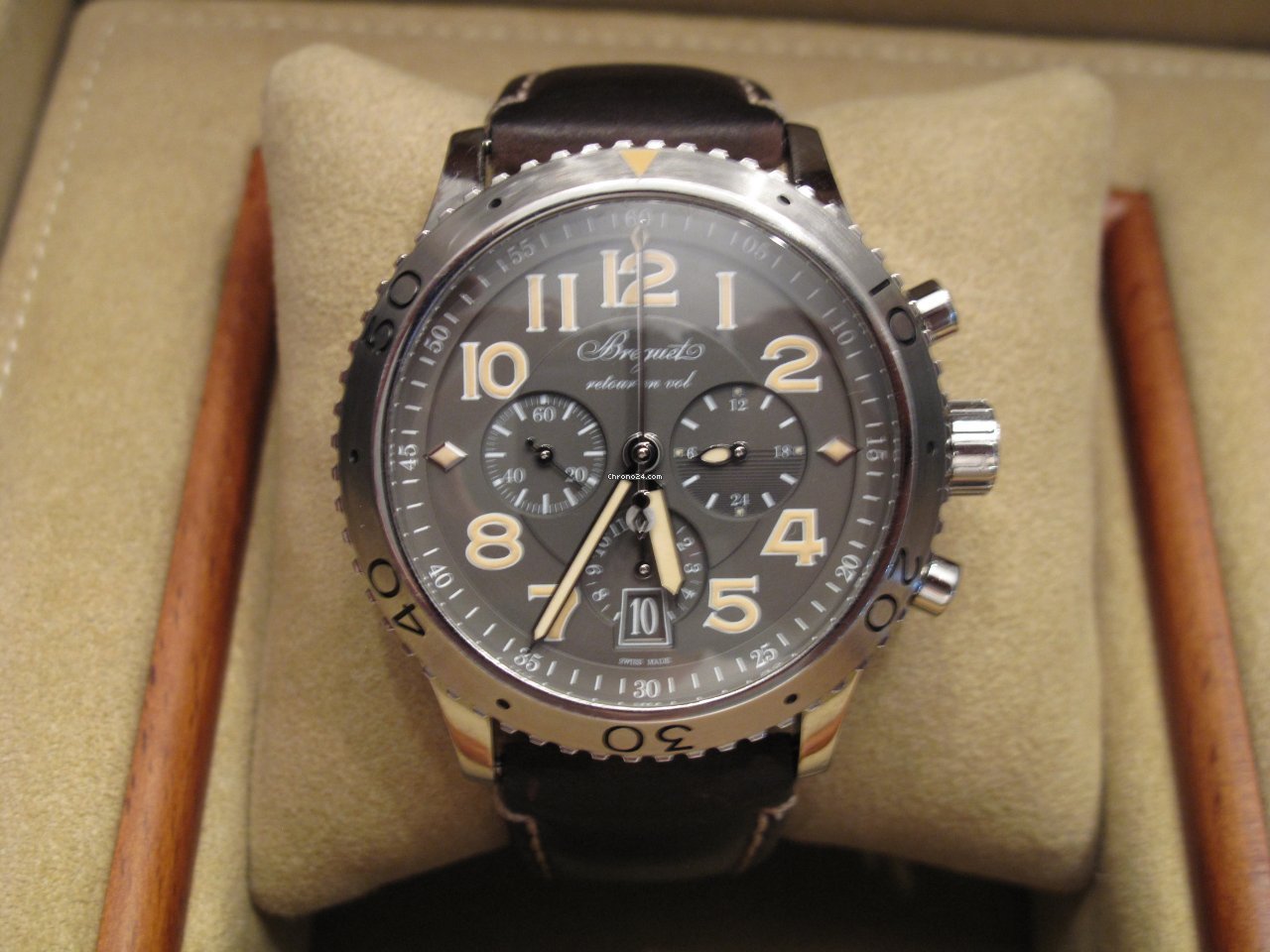 Breguet Type XX - XXI - XXII Mens watch Unisex Automatic Steel 3817ST X2 3ZU 7