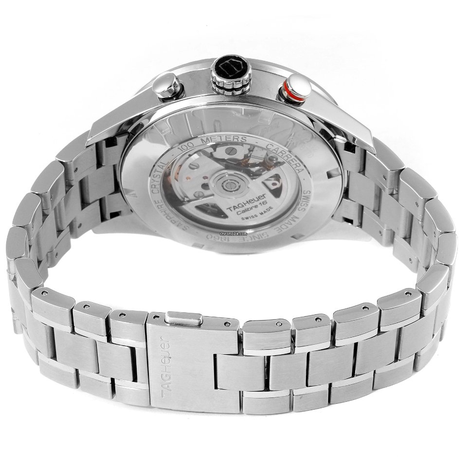 TAG Heuer Carrera Calibre 16 Mens watch Unisex Automatic Steel CV2A12.FC6236 7