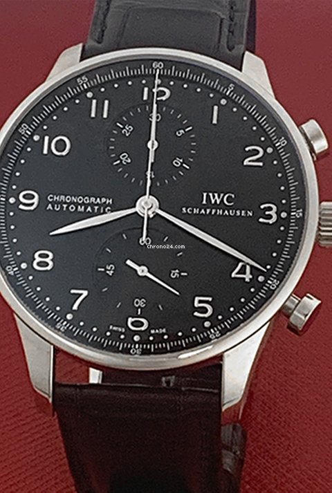 IWC Portuguese Chronograph Mens watch Unisex Automatic Steel IW3714-47 7