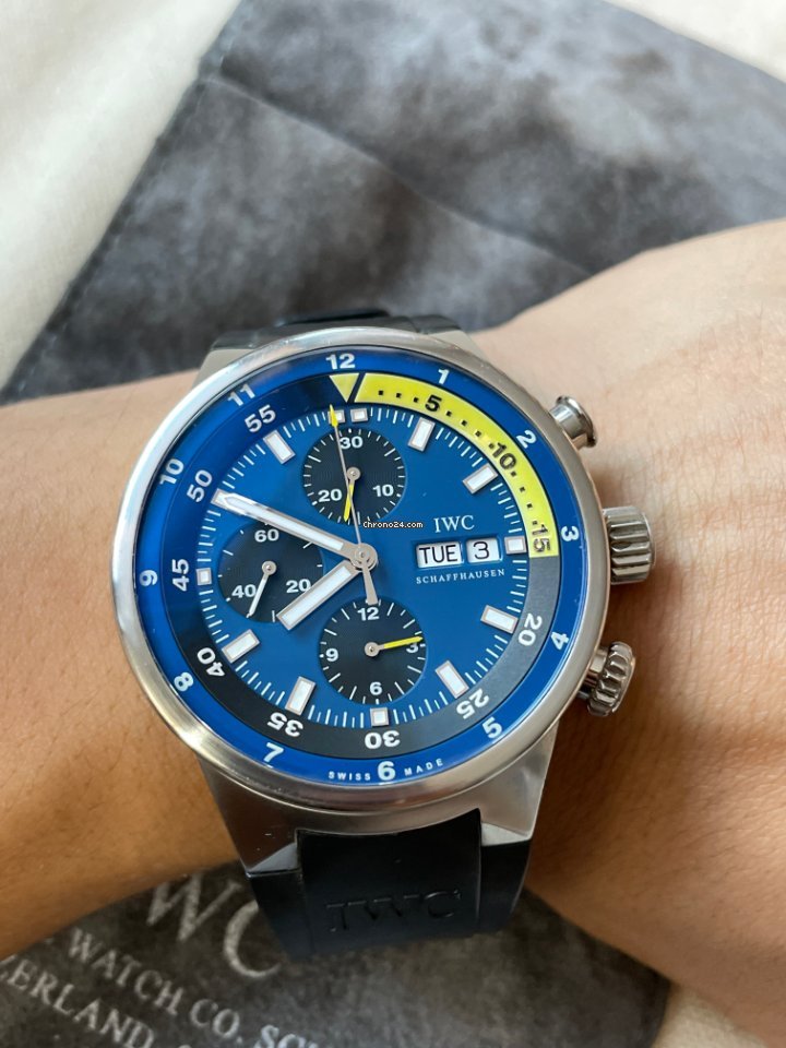IWC Aquatimer Chronograph Mens watch Unisex Automatic Steel IW378203 7