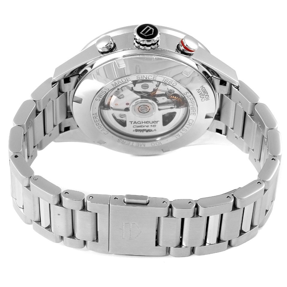 TAG Heuer Carrera Calibre 16 Mens watch Unisex Automatic Steel CV2A1V.BA0738 7