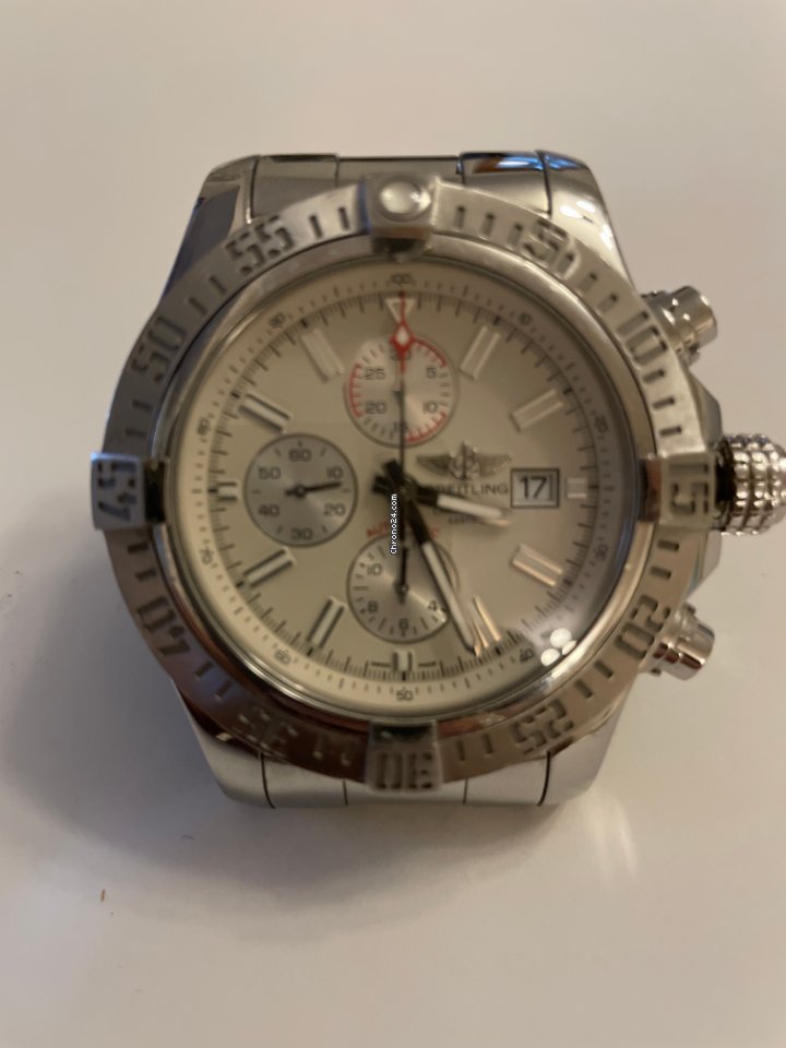 Breitling Super Avenger II Mens watch Unisex Automatic Steel A1337111.G779.168A 7