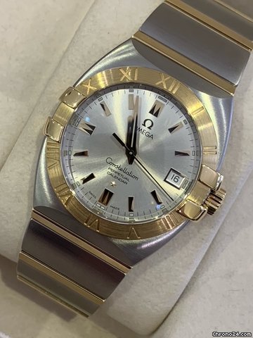 Omega Constellation Double Eagle Gold Steel 12113000 7