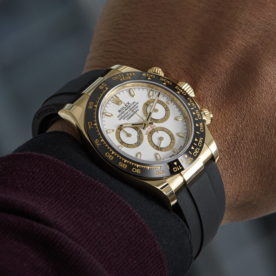Rolex Daytona Mens watch Unisex Yellow gold Automatic 116518LN 7
