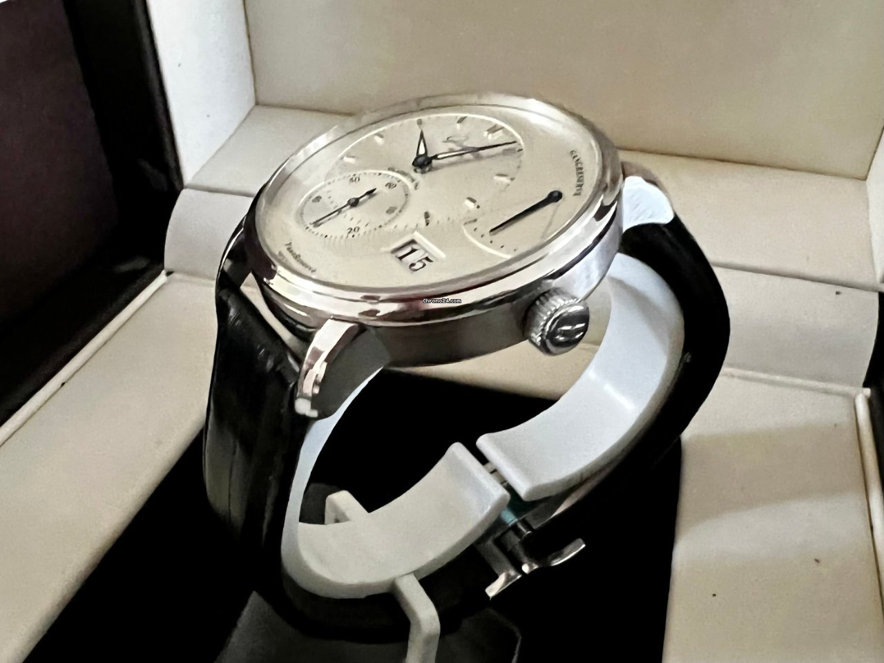 Glashtte Original PanoReserve Mens watch Unisex Manual winding Steel 1-65-01-22-12-04 7