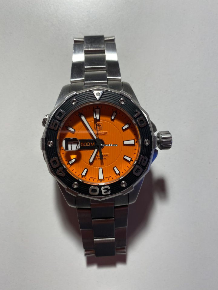 TAG Heuer Aquaracer 500M Mens watch Unisex Quartz Steel WAJ 1113 7