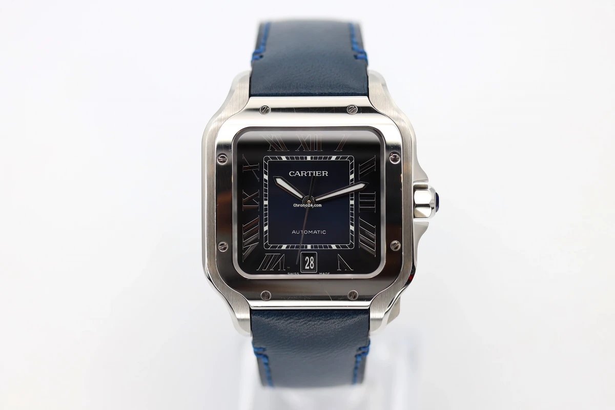 Cartier Santos Mens watch Unisex Automatic Steel 4072 7