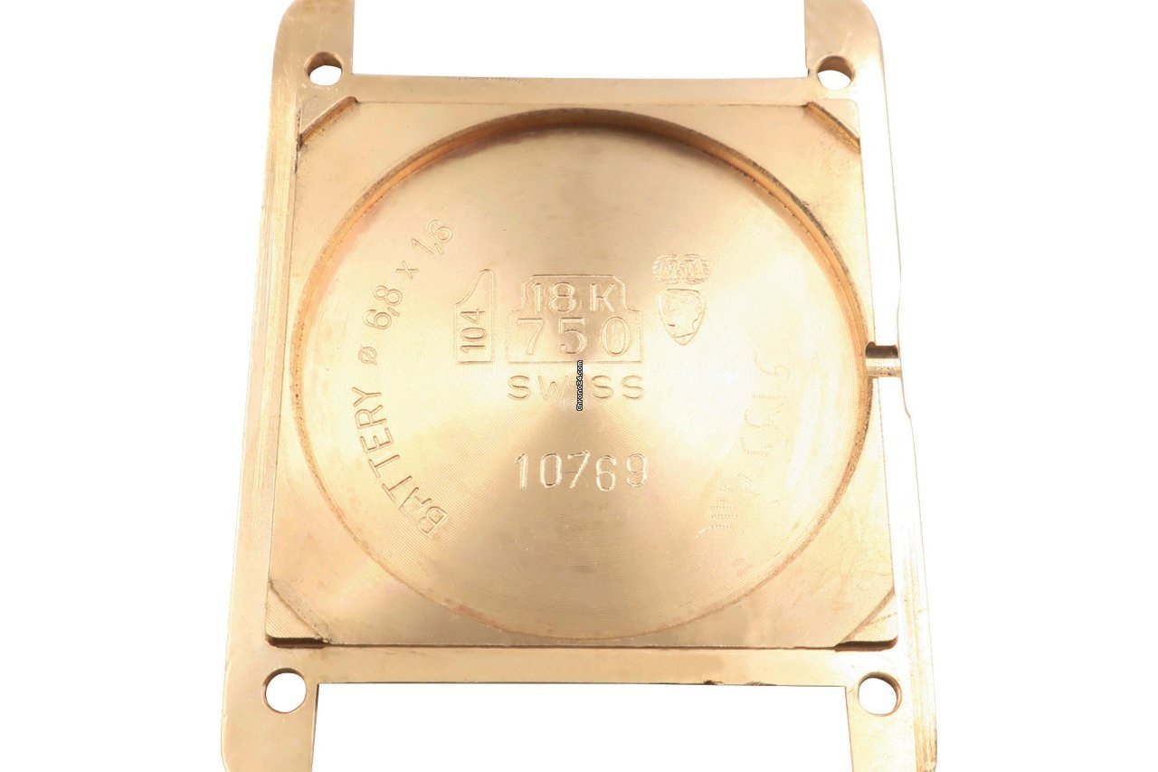Cartier Tank Womens watch Quartz Yellow gold 8660 7