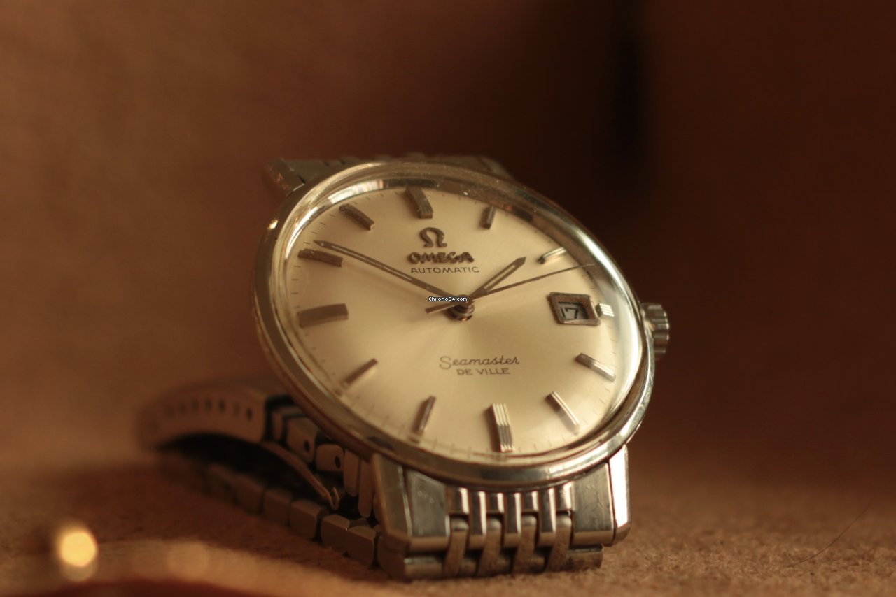 Omega Seamaster DeVille Mens watch Unisex Automatic Steel 166.020 Vintage Omega Seamaster 7
