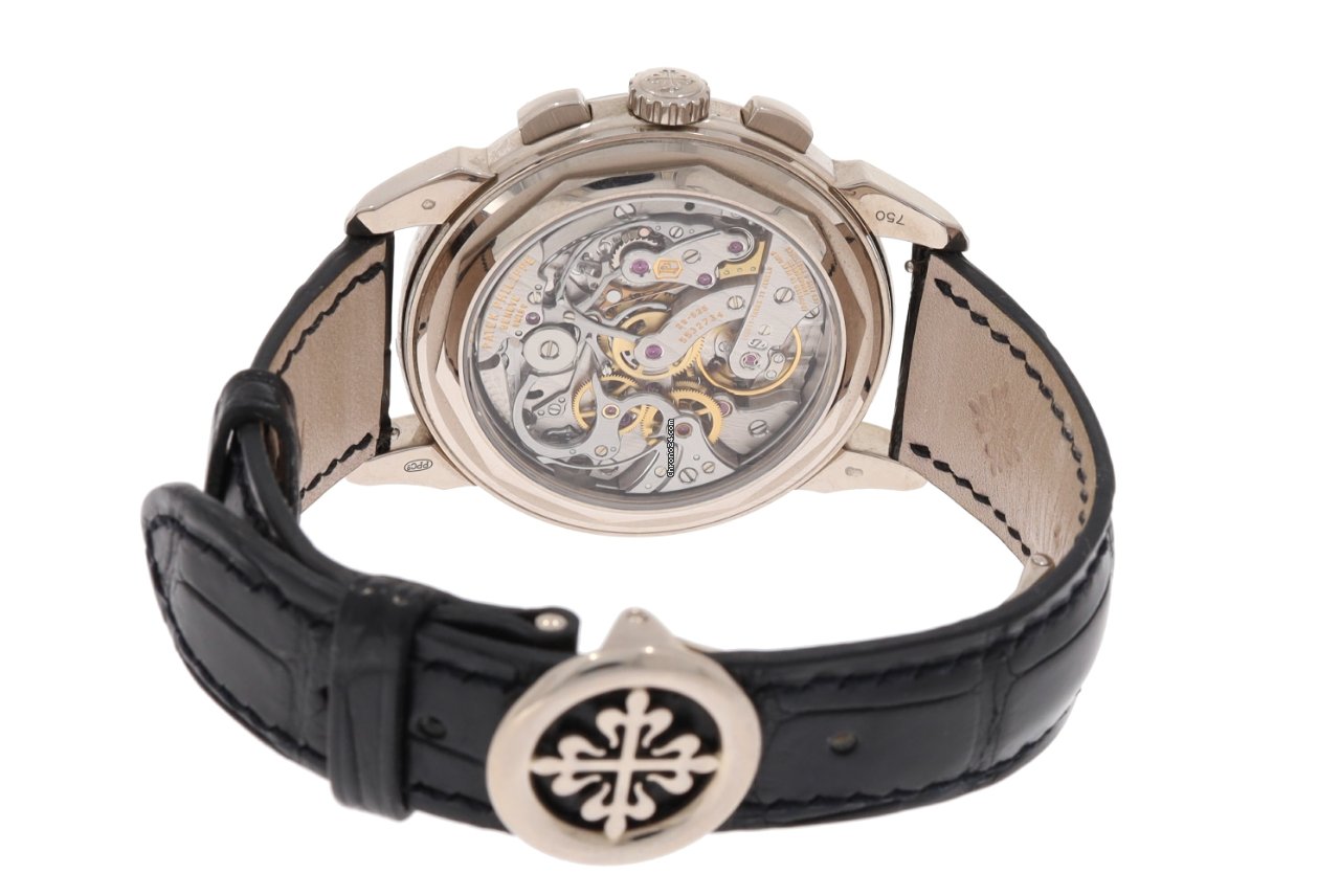 Patek Philippe Perpetual Calendar Chronograph Mens watch Unisex Manual winding White gold 5270G-001 7