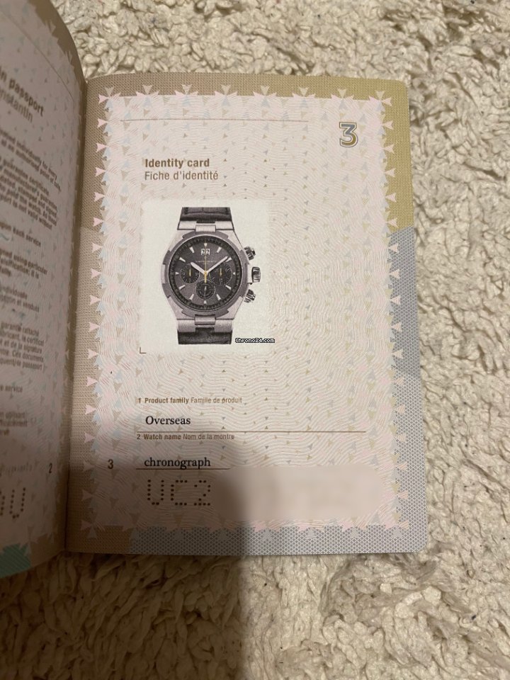 Vacheron Constantin Overseas Chronograph Mens watch Unisex Automatic Steel 49150 000W-9015 7