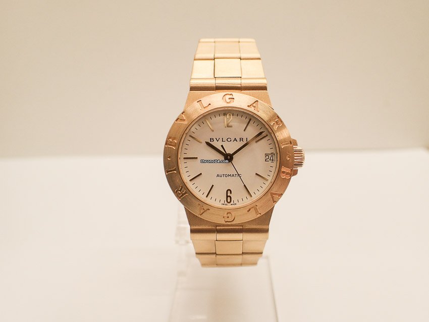 Bulgari Diagono Womens watch Automatic Yellow gold LCV 29 G 7