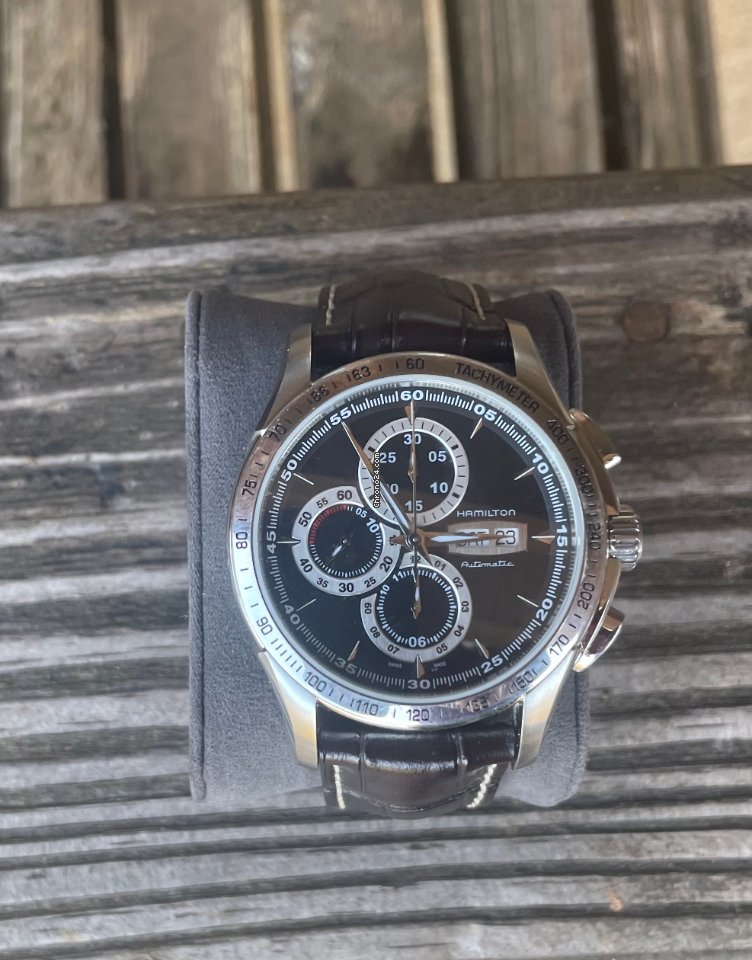 Hamilton Jazzmaster Auto Chrono Mens watch Unisex Automatic Steel H328160 7