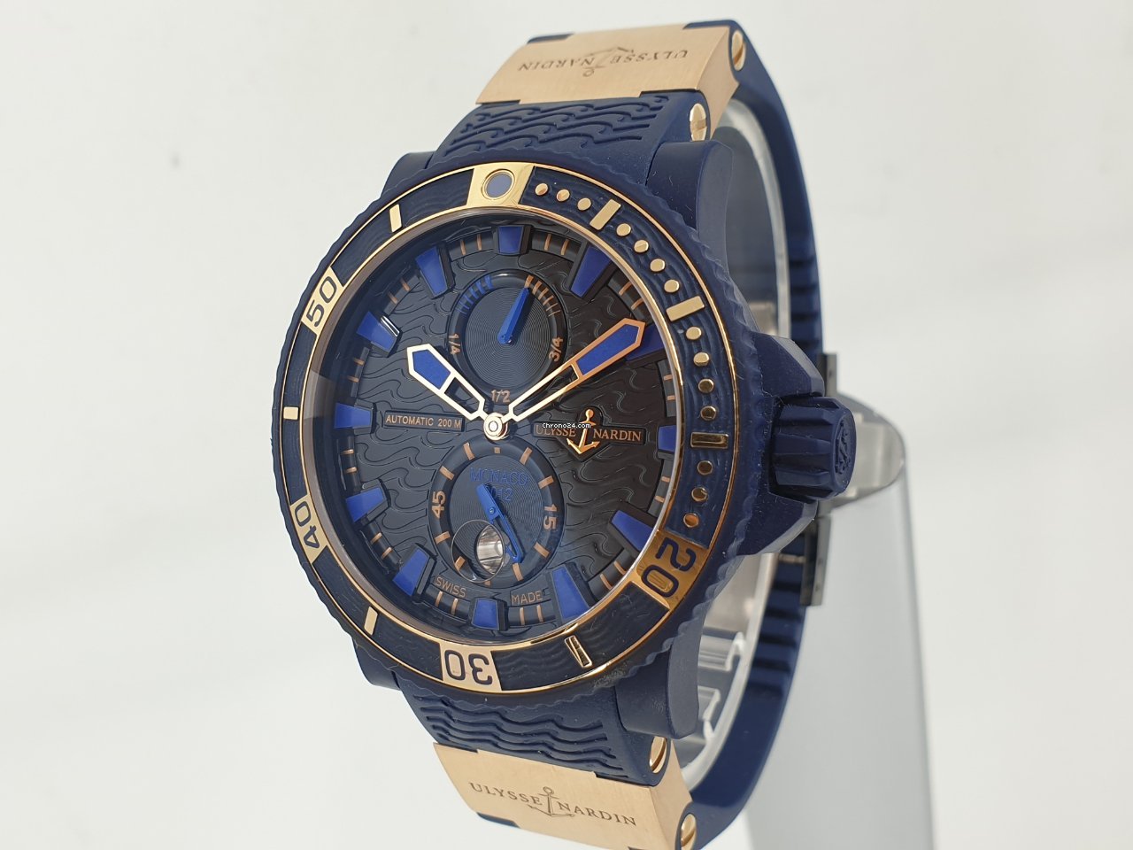 Ulysse Nardin Maxi Marine Diver Mens watch Unisex Automatic Gold Steel 263-98 7