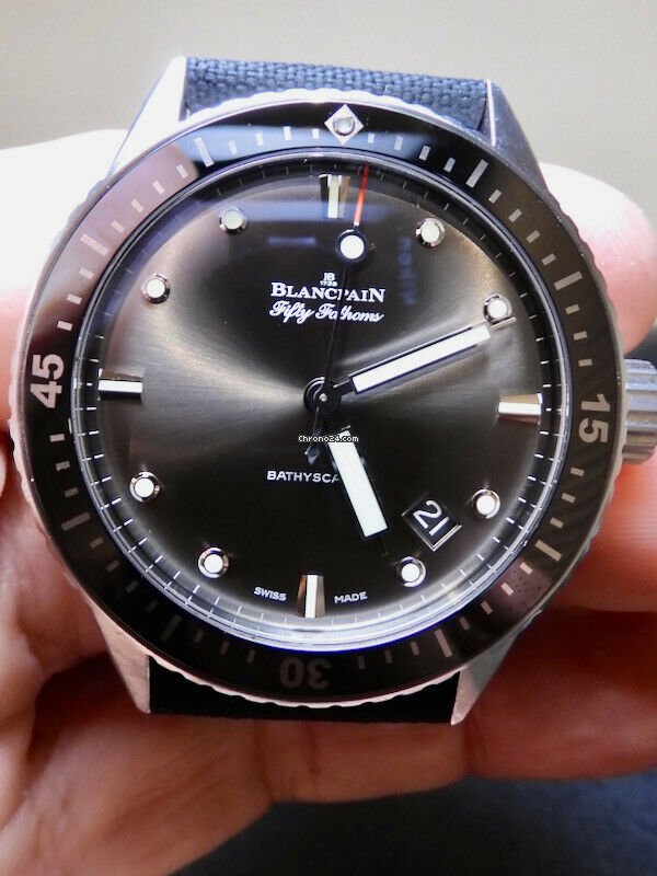 Blancpain Fifty Fathoms Bathyscaphe Automatic Steel 5000-1110 7