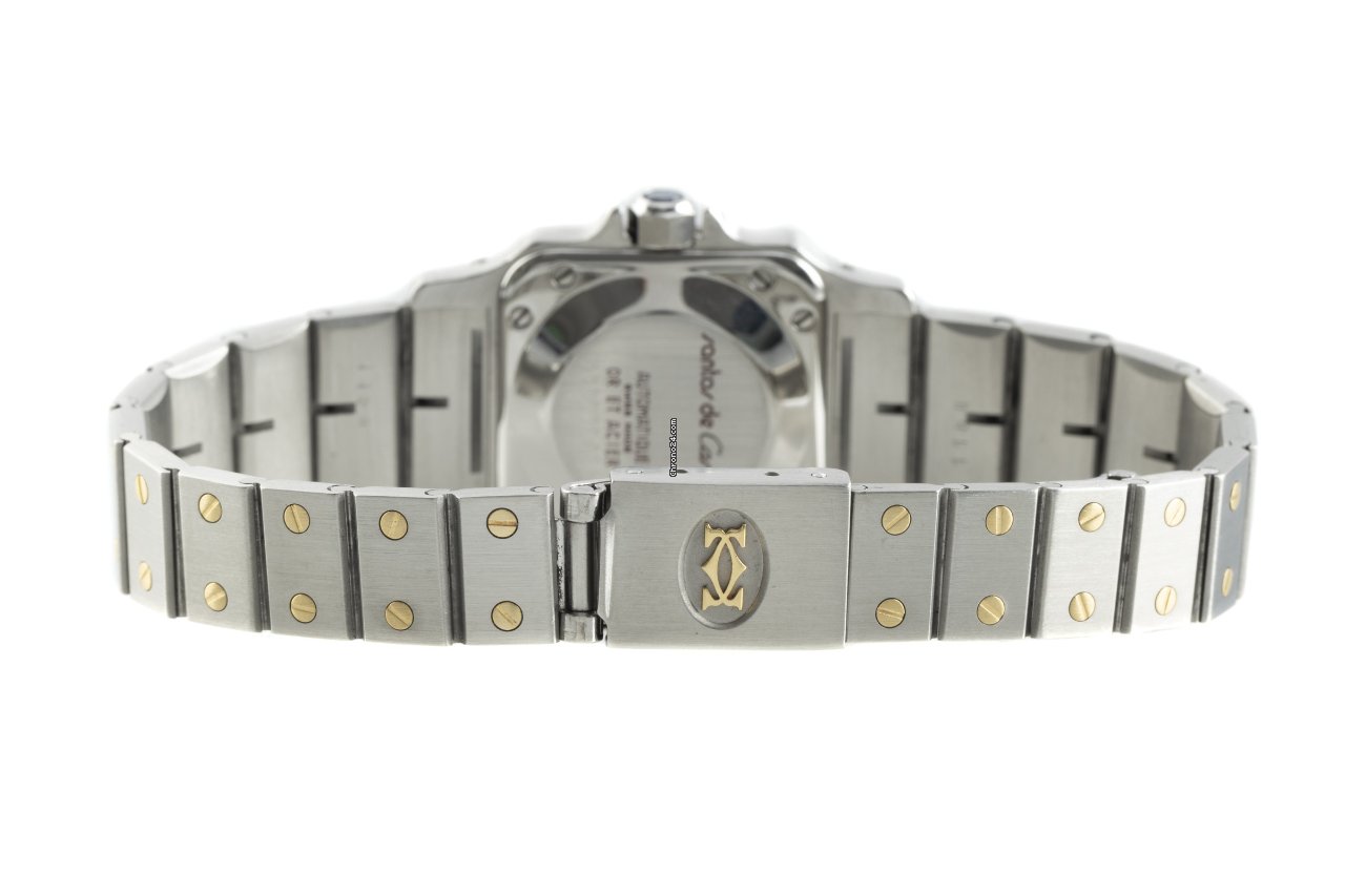 Cartier Santos Womens watch Automatic Gold Steel 0902 7