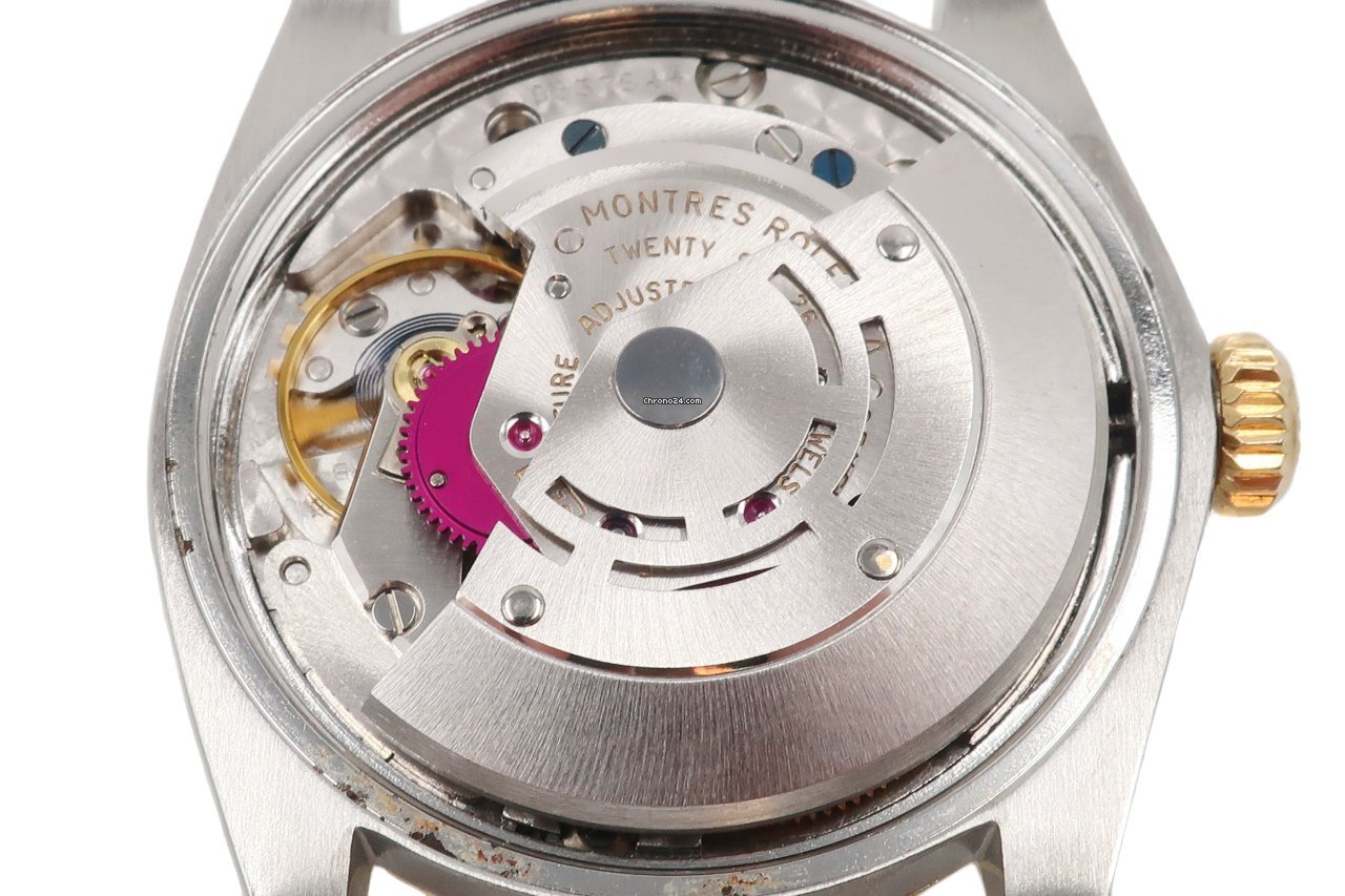 Rolex Oyster Perpetual Date Mens watch Unisex Gold Steel Automatic 1505 7
