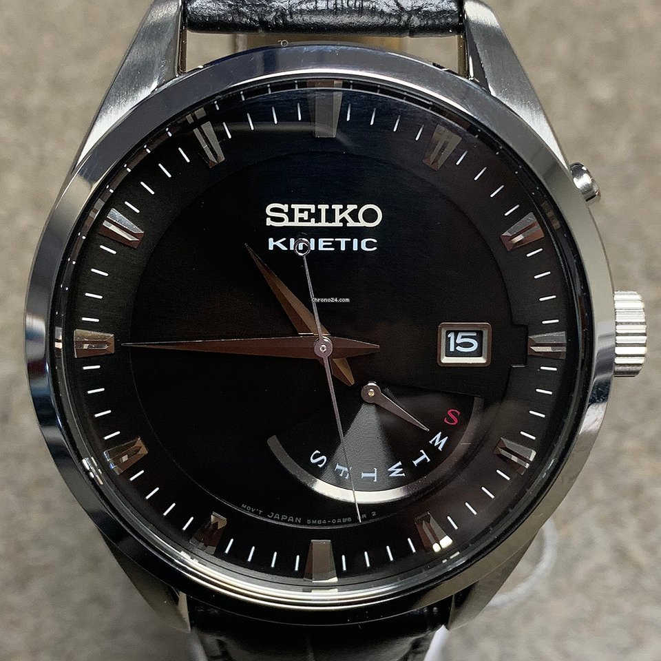 Seiko Kinetic Mens watch Unisex Manual winding Steel SRN045P2 7