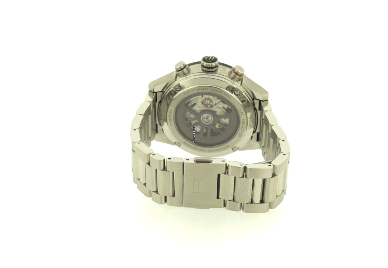 TAG Heuer Carrera Calibre HEUER 01 Mens watch Unisex Automatic Steel CAR201W 7
