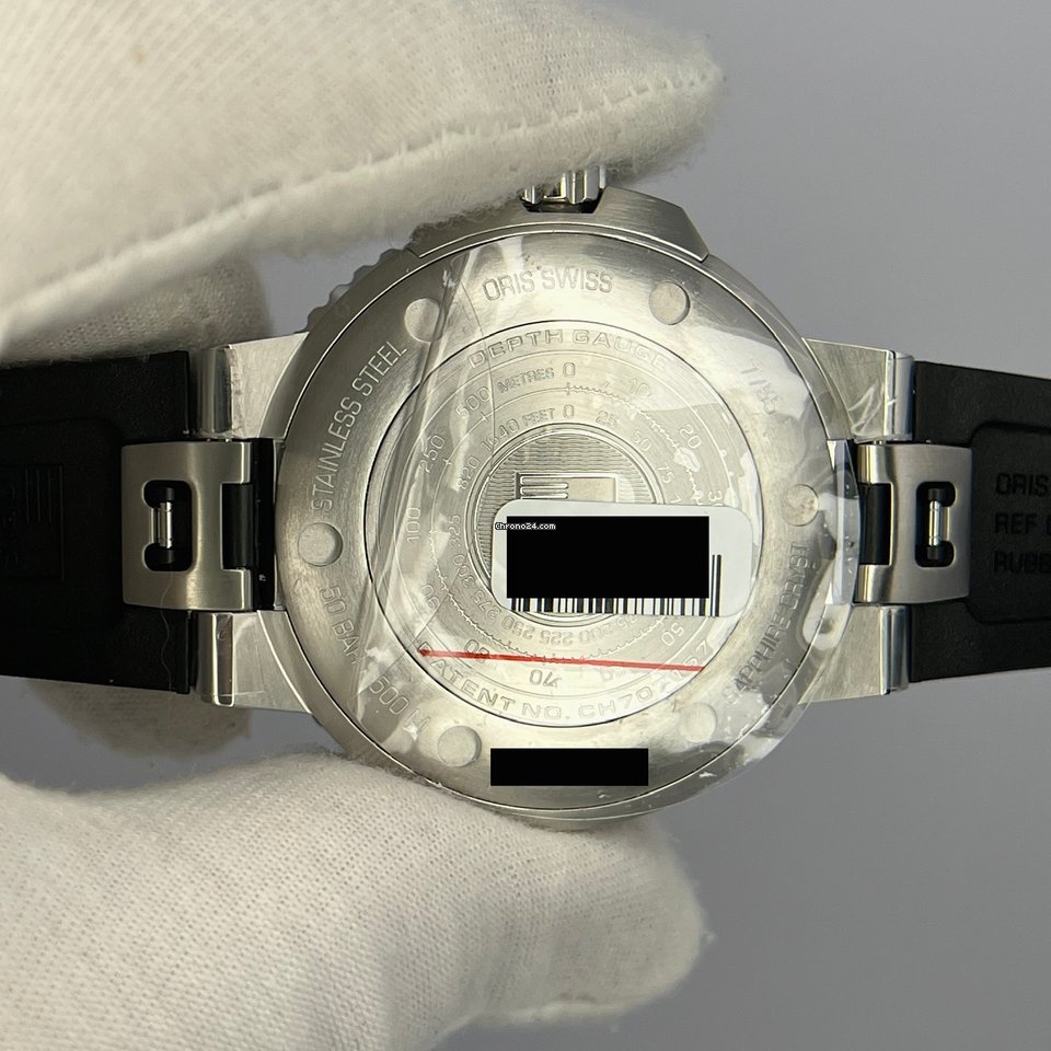 Oris Aquis Depth Gauge Mens watch Unisex Automatic Steel 01 733 7755 4154-Set RS 7