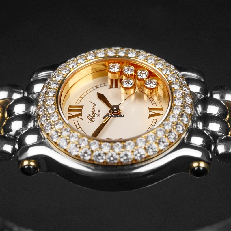Chopard Happy Sport Womens watch Gold Steel 27 8274-23 7