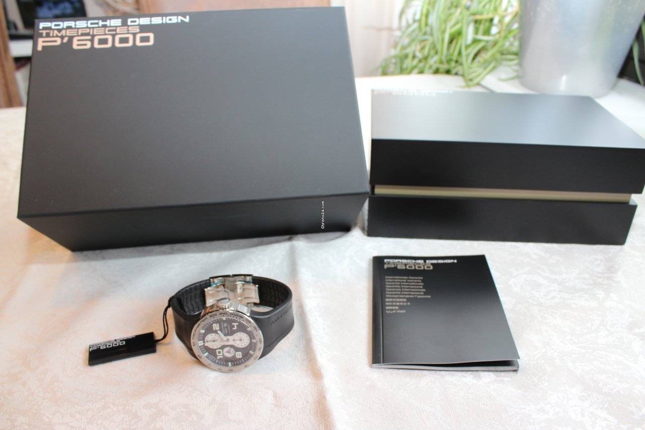 Porsche Design Flat Six Mens watch Unisex Automatic Steel P6340 183 388 7