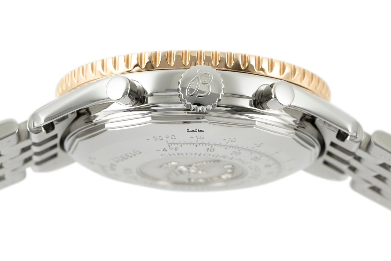 Breitling Old Navitimer Mens watch Unisex Automatic Gold Steel D13322 7