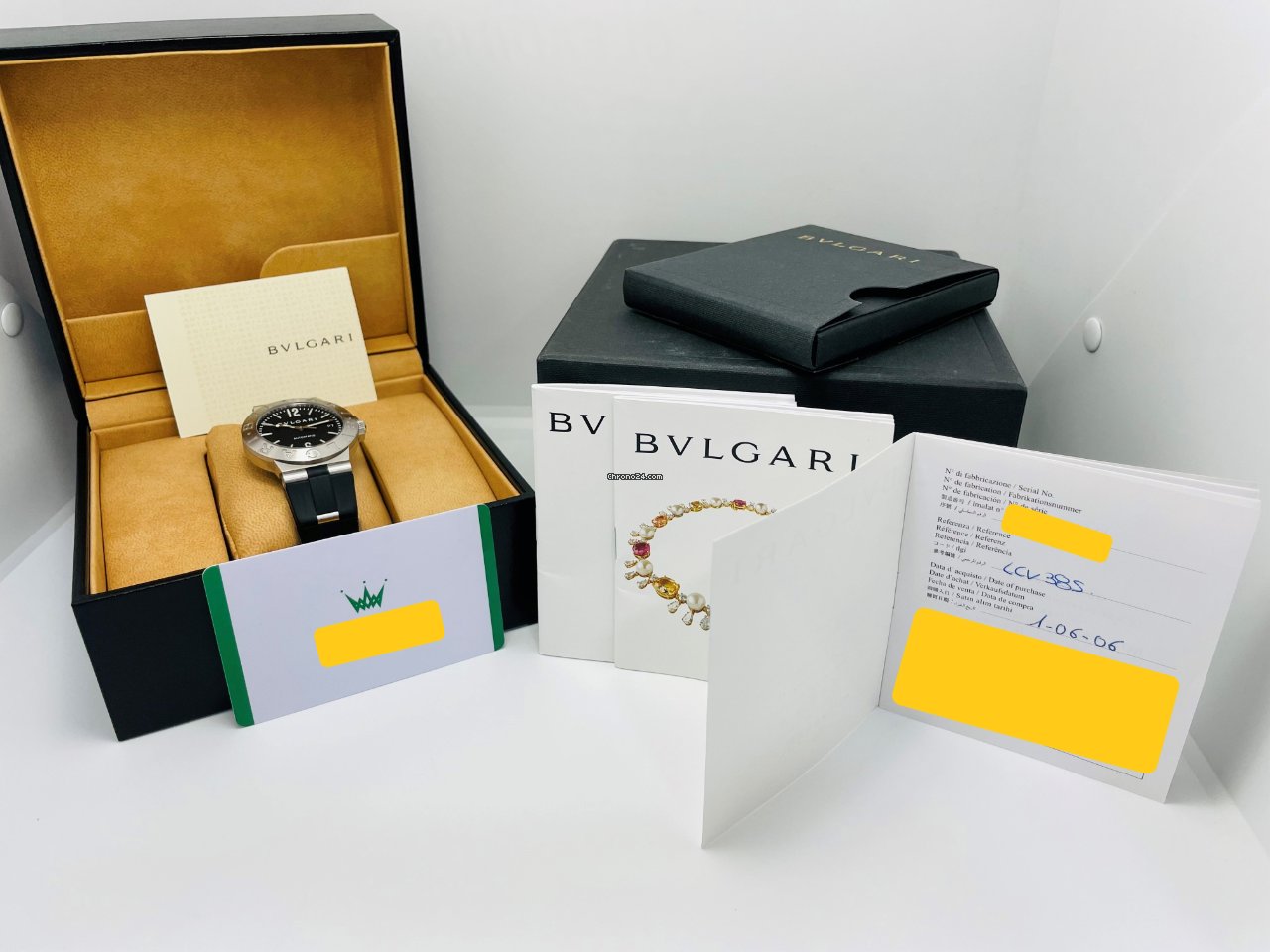 Bulgari Diagono Mens watch Unisex Automatic Steel LCV 38 S 7