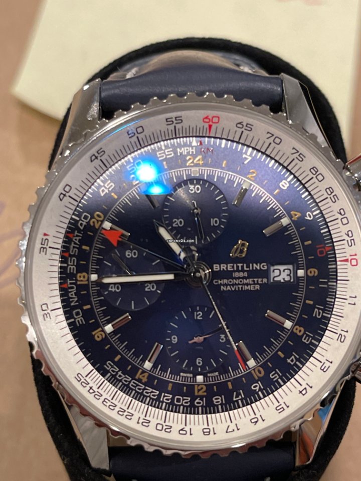 Breitling Navitimer GMT Mens watch Unisex Automatic Steel A24322121C2X1 7