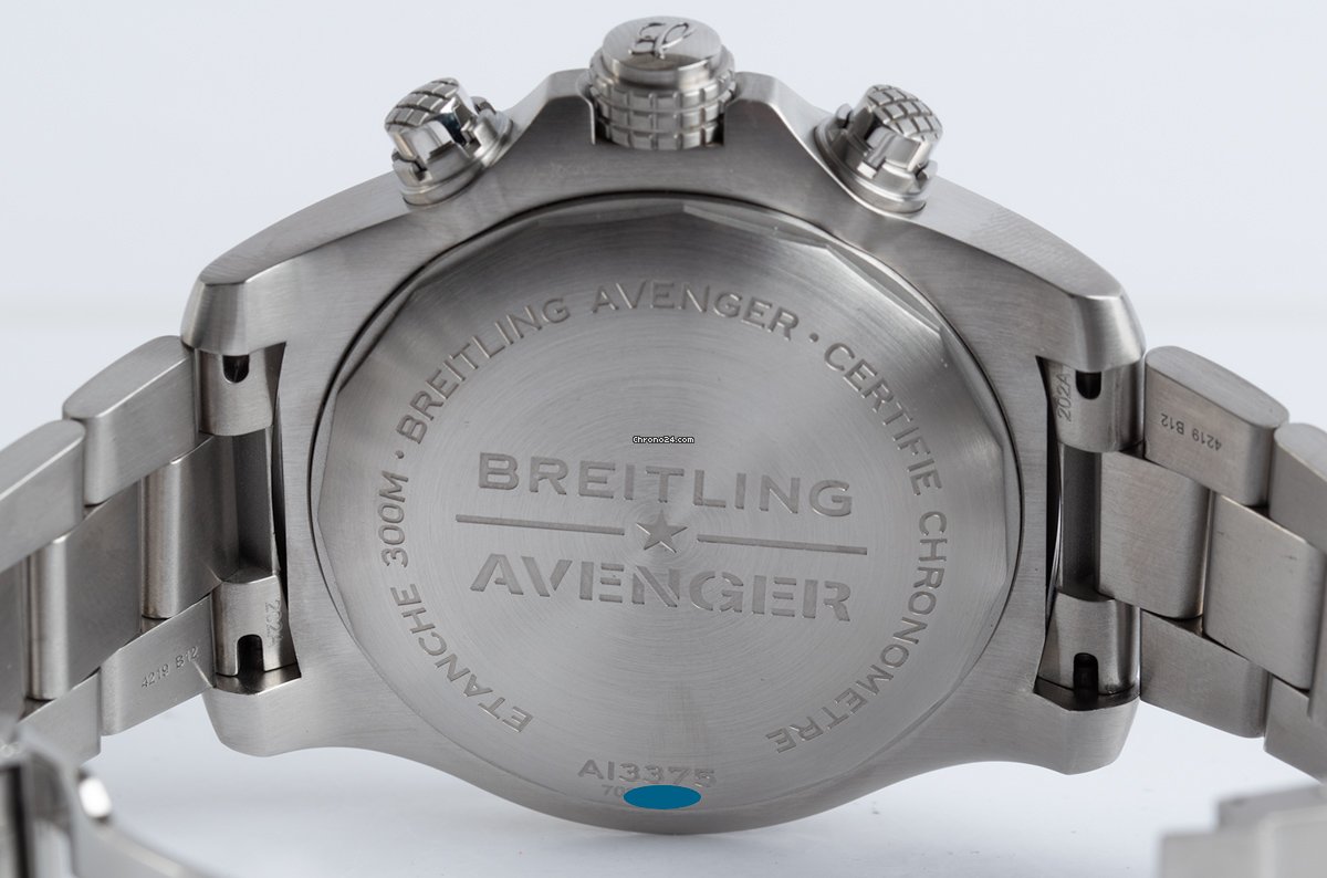 Breitling Super Avenger Mens watch Unisex Automatic Steel A13375101B1A1 7
