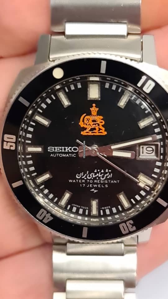 Seiko Mens watch Unisex Automatic Steel 7005-8140 7