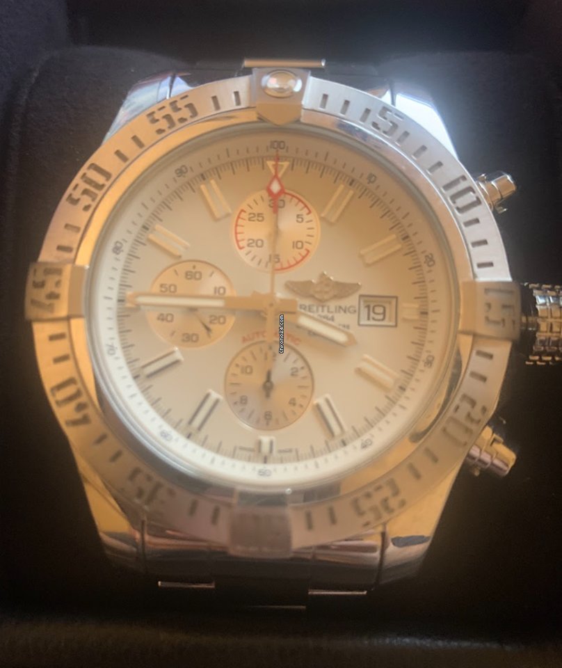 Breitling Super Avenger II Mens watch Unisex Automatic Steel A1337111 7