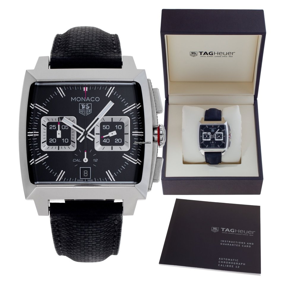 TAG Heuer Monaco Calibre 12 Mens watch Unisex Automatic Steel CAL2113 7