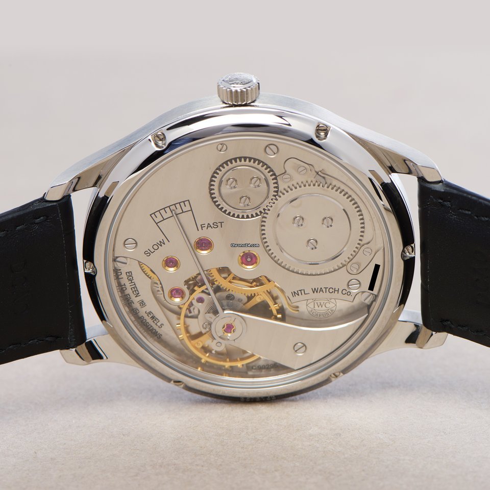 IWC Portuguese Hand-Wound Mens watch Unisex Manual winding Steel IW545408 7