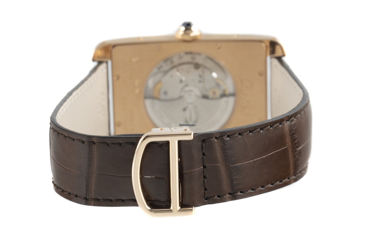 Cartier Tank Americaine Mens watch Unisex Automatic Red gold W2609856 7