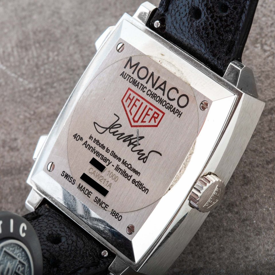 TAG Heuer Monaco Calibre 11 Mens watch Unisex Automatic Steel CAW211A.EB0026 7