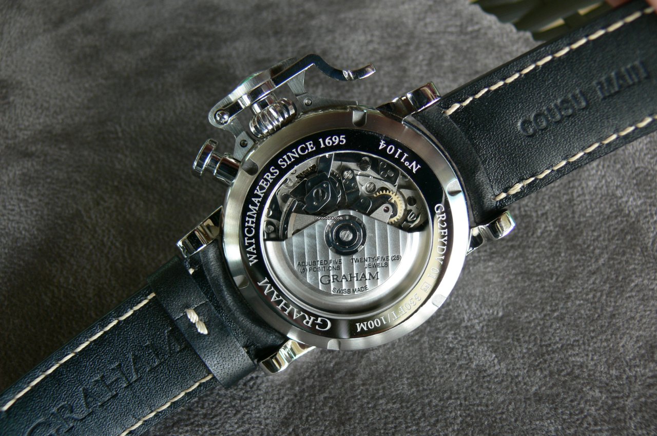 Graham Chronofighter Mens watch Unisex Automatic Steel 2CVAS.B21A.L127S 7