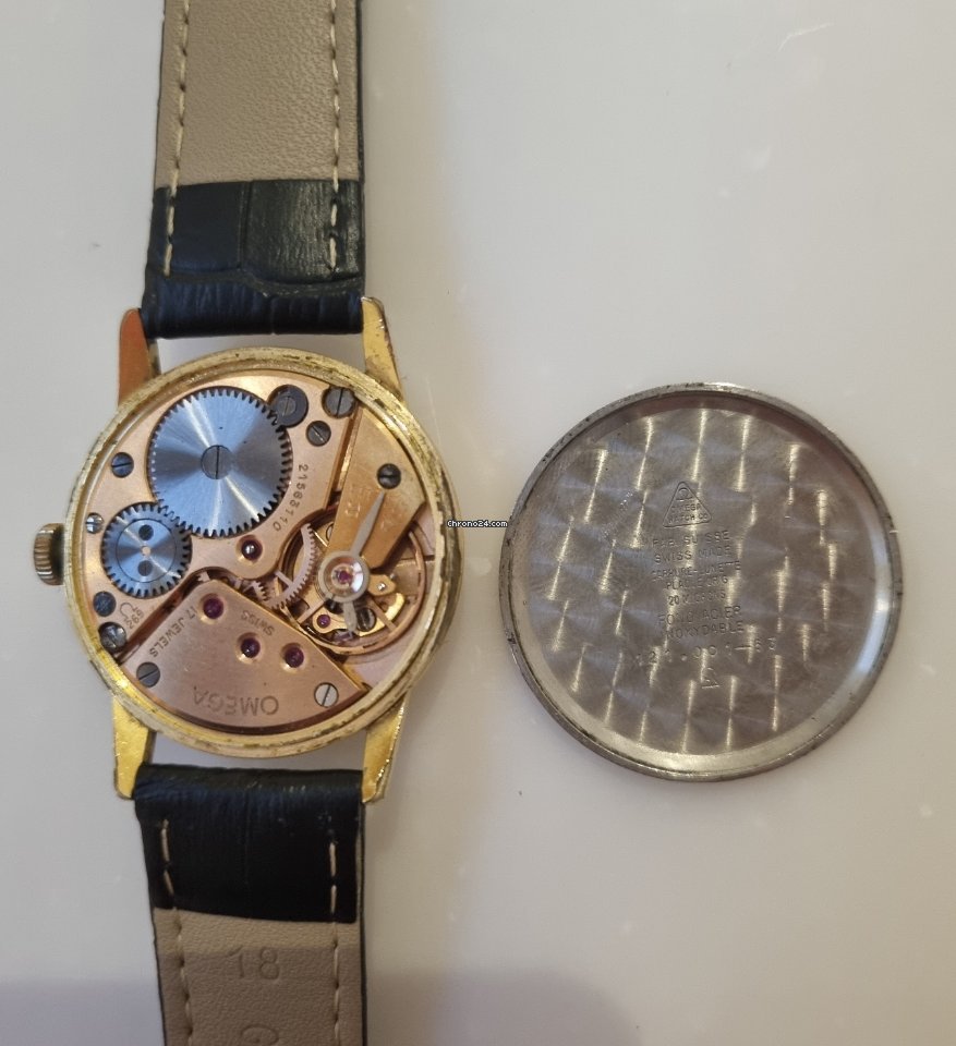 Omega Mens watch Unisex Manual winding Gold Steel 121.001-63 7