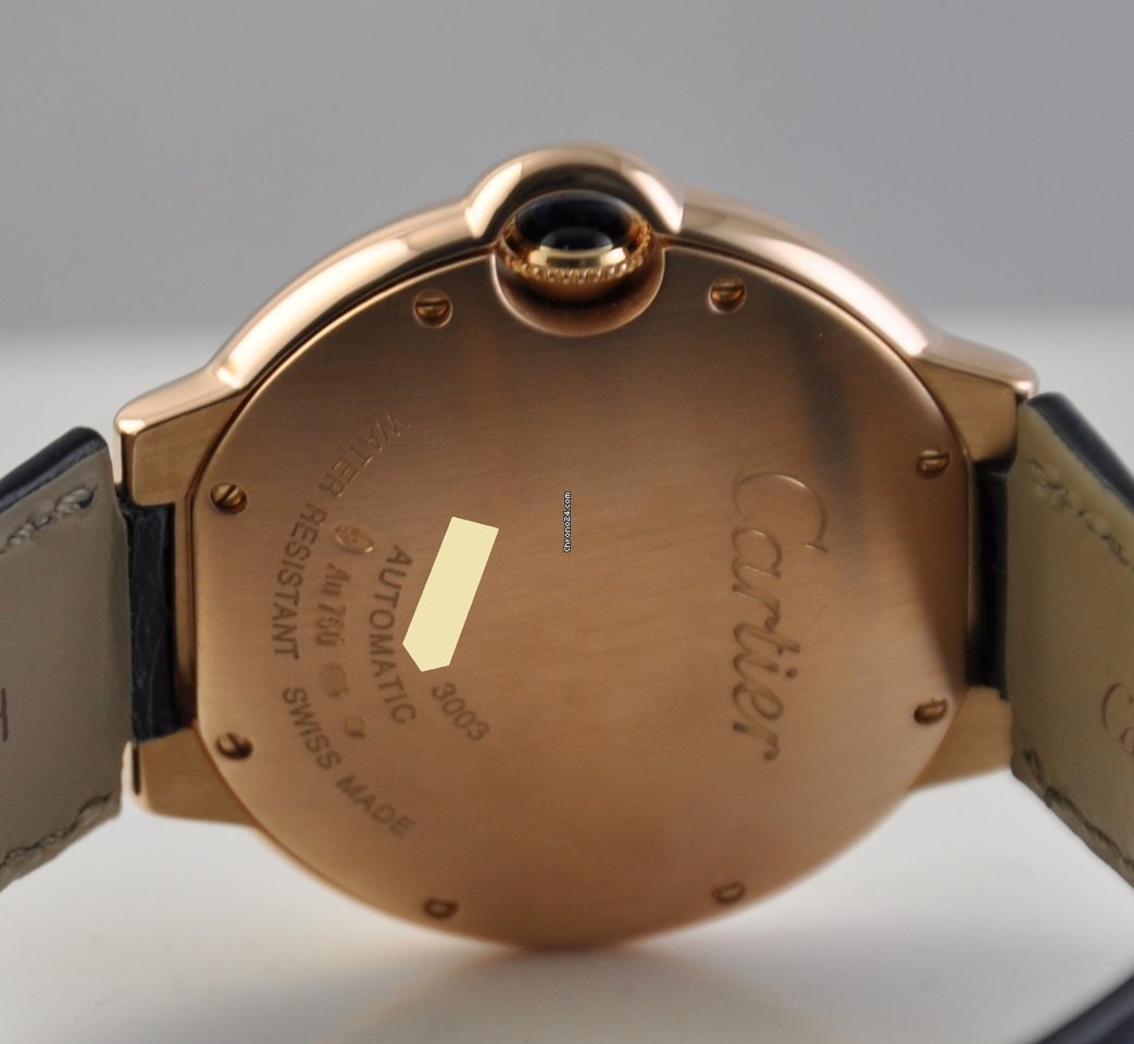 Cartier Ballon Bleu 36mm Mens watch Unisex Automatic Rose gold W6900456 7