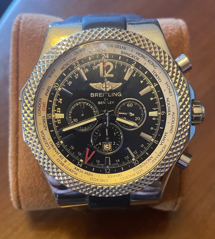 Breitling Bentley GMT Mens watch Unisex Automatic Steel A4736212 B919 7