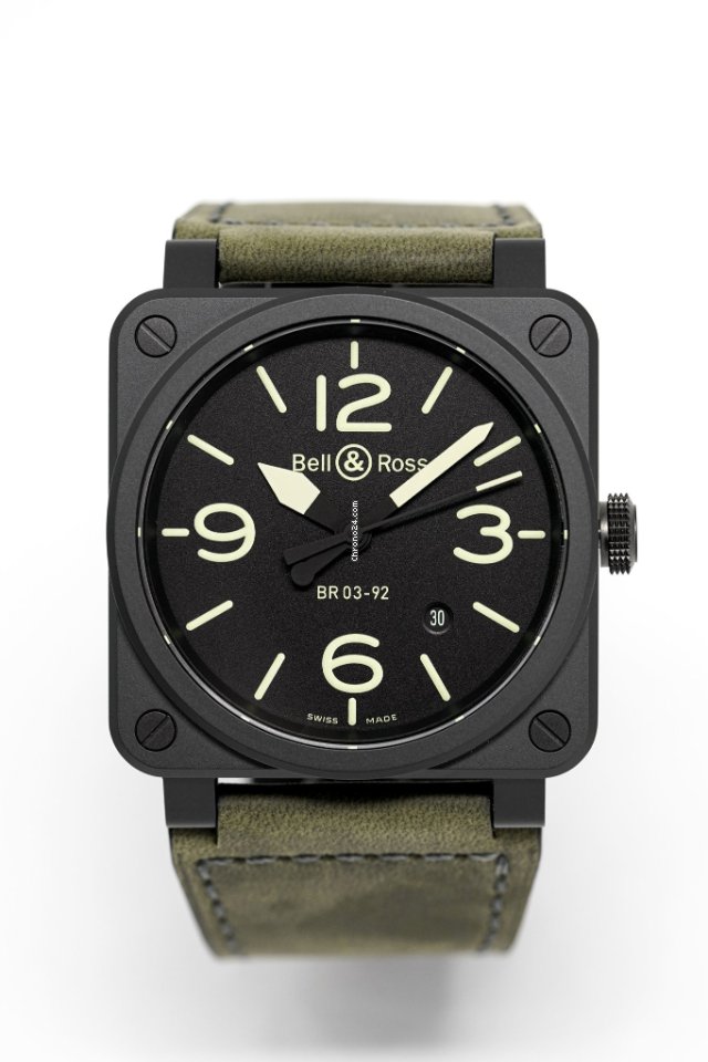 Bell & Ross BR 03-92 Ceramic Automatic Ceramic BR0392.BL3.CE.SCA 7