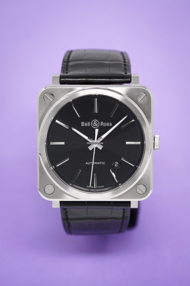 Bell & Ross BR S Automatic Steel BRS92.BLC.ST.SCR 7