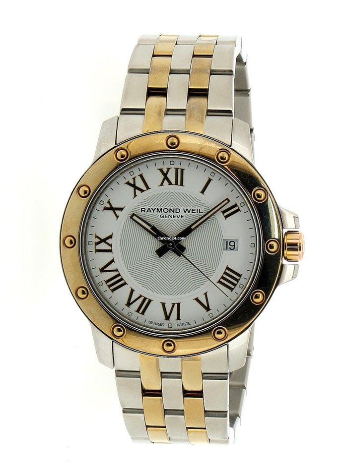 Raymond Weil Tango Mens watch Unisex Quartz Gold Steel 5599-stp-00308 7